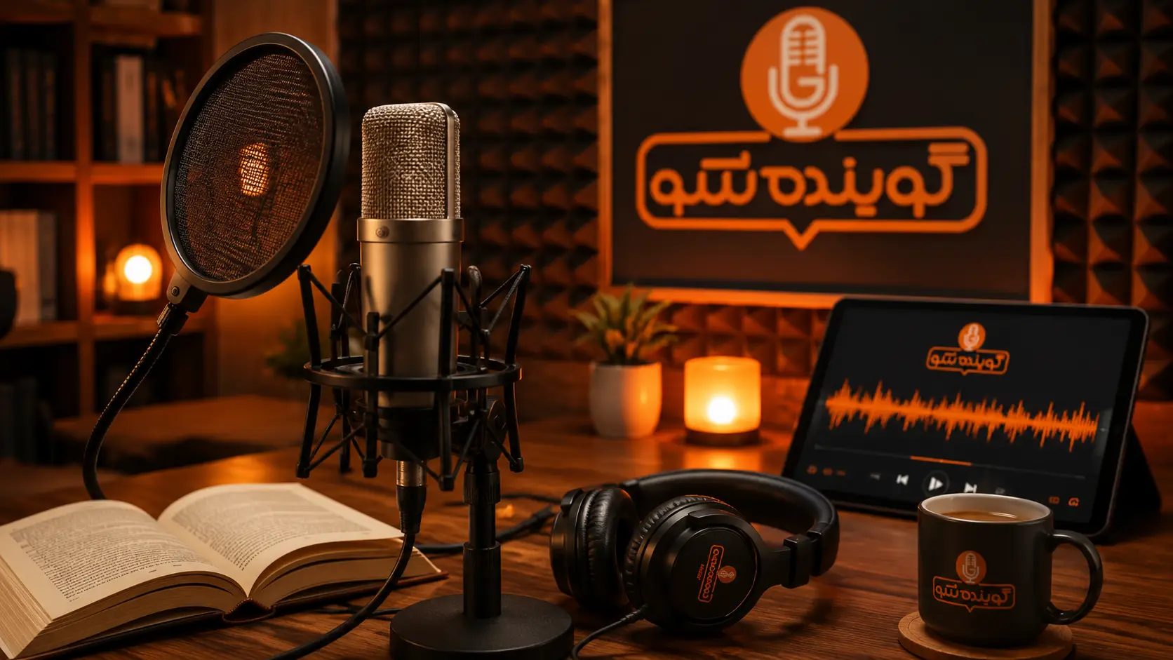 گویندگی کتاب صوتی و پادکست
