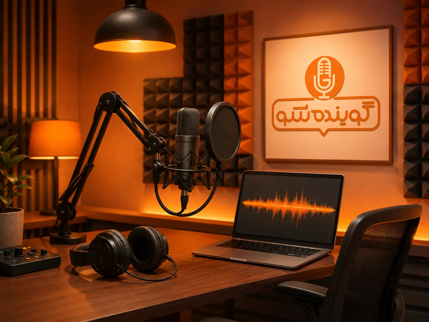 استودیو تولید محتوای صوتی گوینده شو